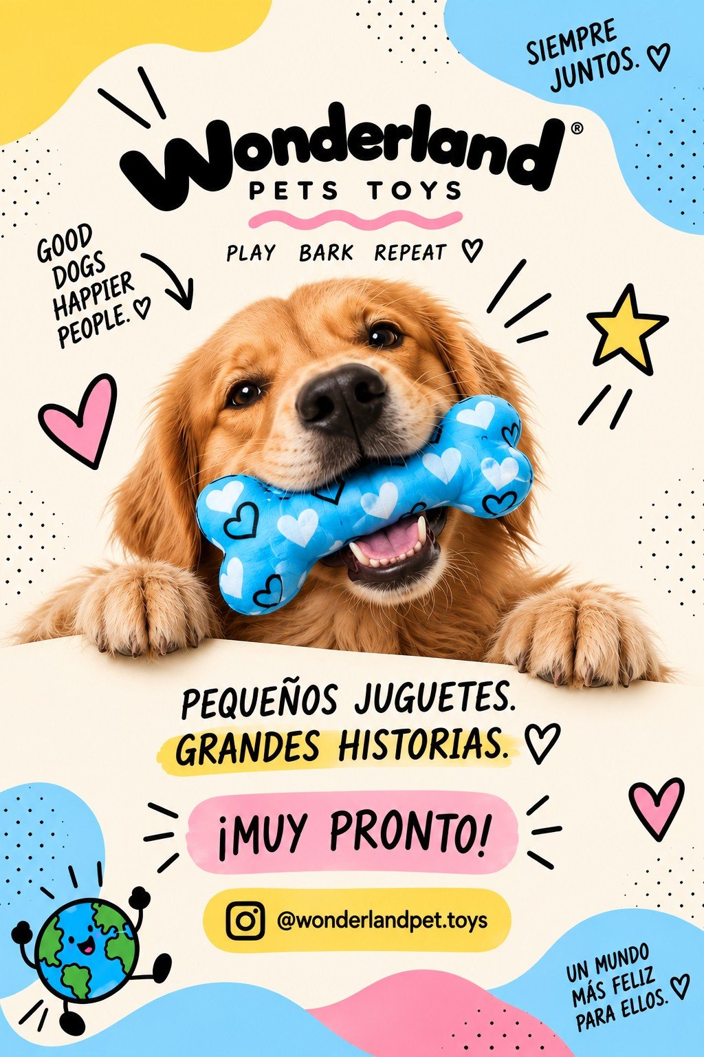 Wonderland Pets Toys. Pequeños juguetes, grandes historias. Muy pronto.